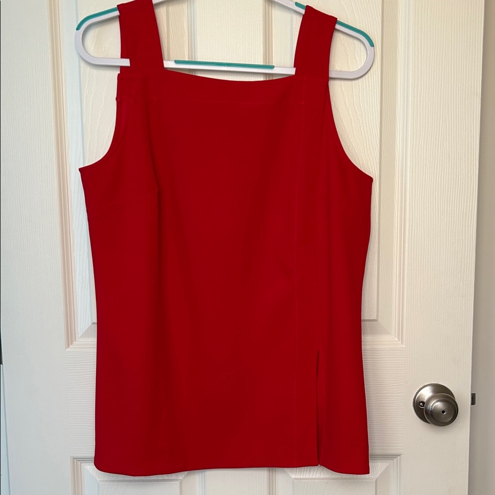 Ann Taylor Bold Red DressyTank Top
